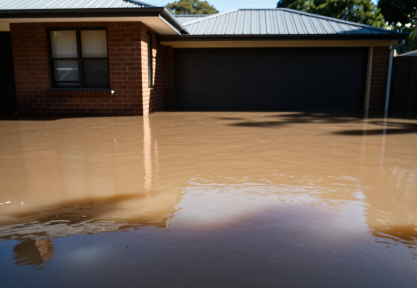 Before and After Flood Damage in Illawong